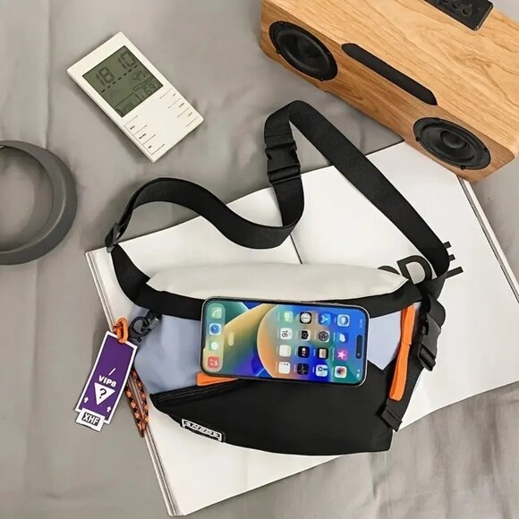 Multi-functional Hip Hop Waist Bag, Shoulder Bag, Crossbody Bag - Picture 4 of 5